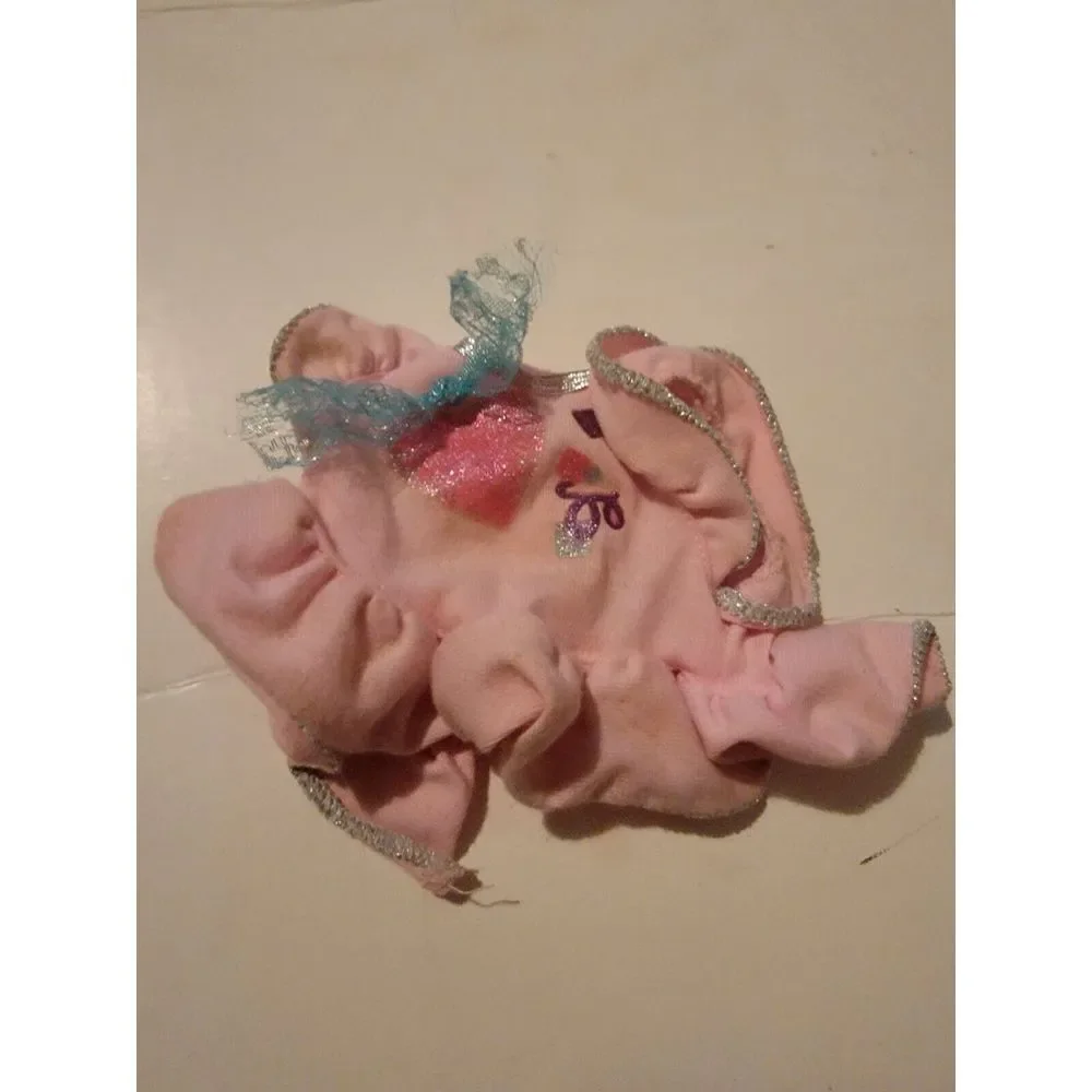 Vintage Barbie Ken Skipper‎ Doll Accessory Clothing Pink Silver Top VTG
